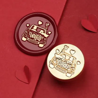 Valentine'S Day Wedding Red Series Seal Wax Stamps