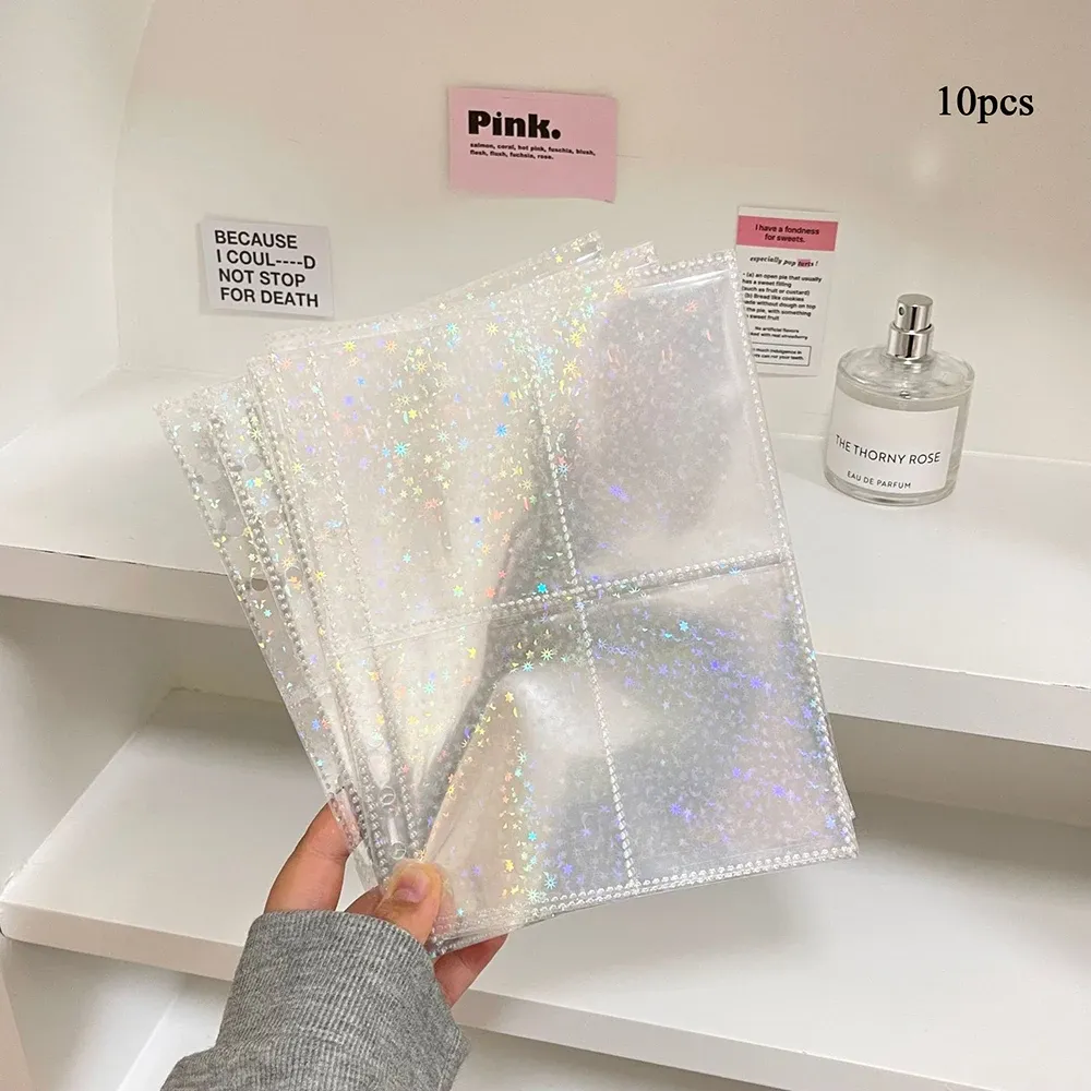 10 pieces laser A5 binder refill laser pocket 3 pockets 4 pockets