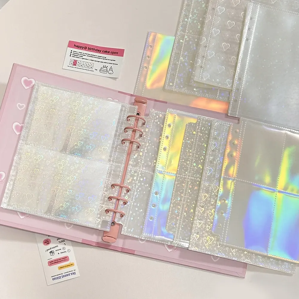 10 pieces laser A5 binder refill laser pocket 3 pockets 4 pockets