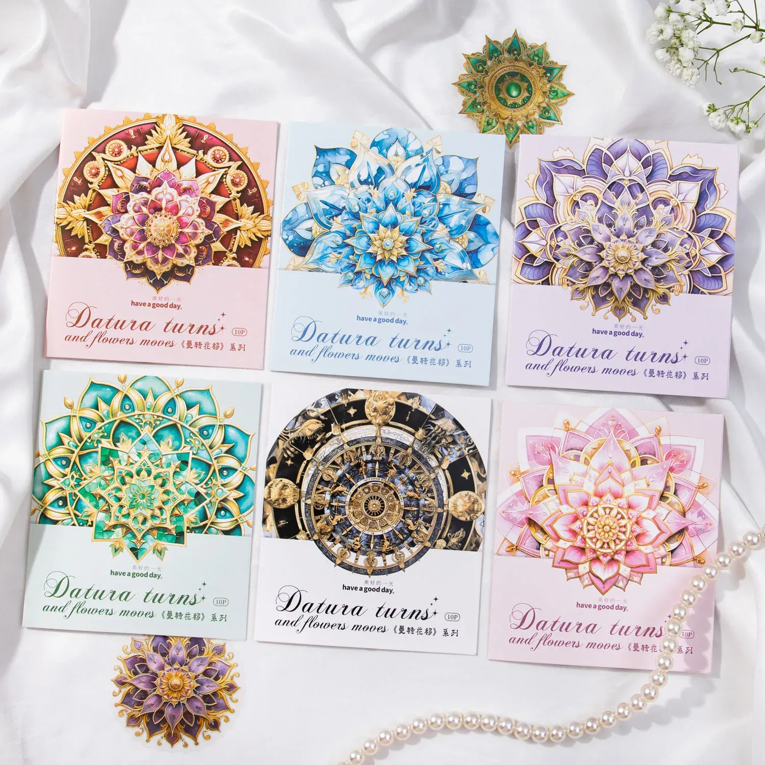 10pcs/lot snowflake Scrapbooking journaling Stickers