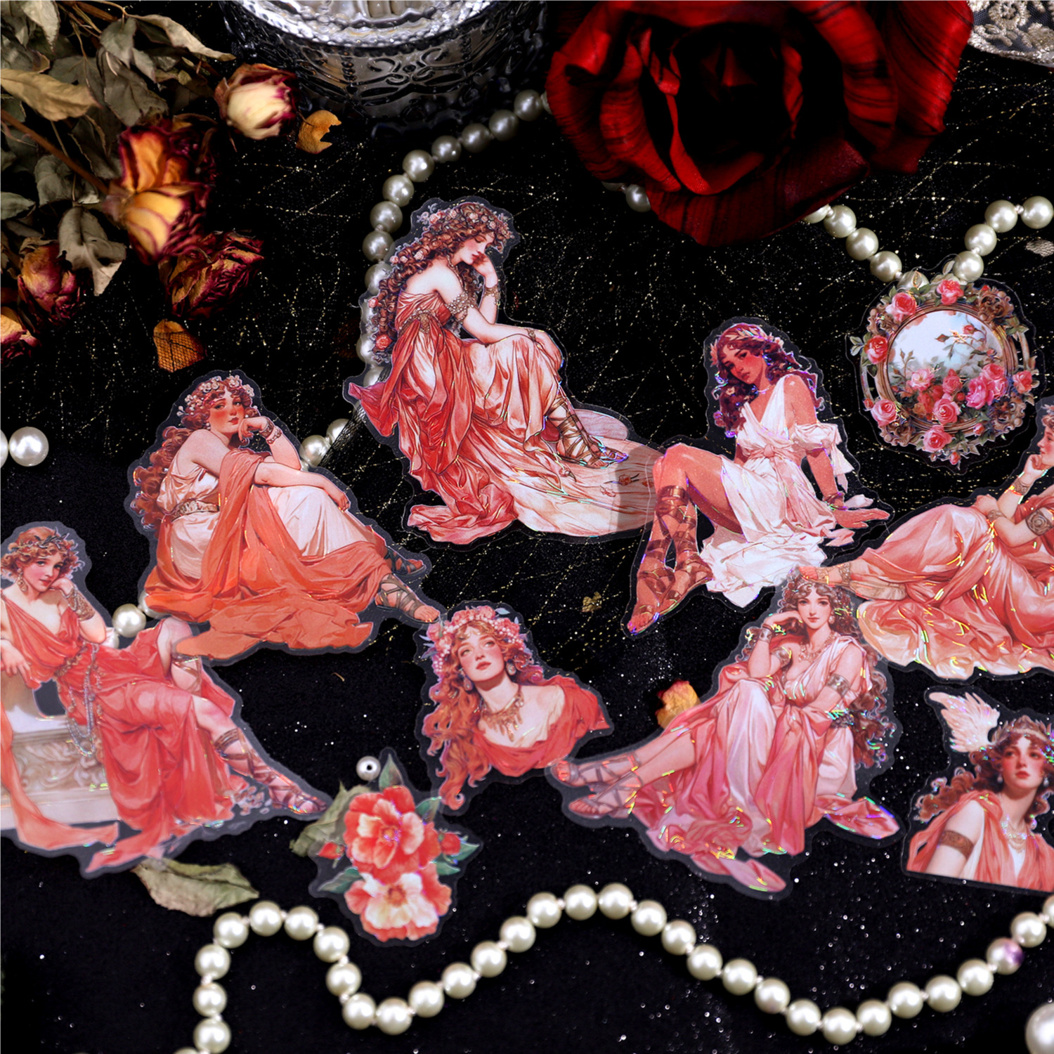 10Pcs/Pack Elf Theme PET Sticker Pack