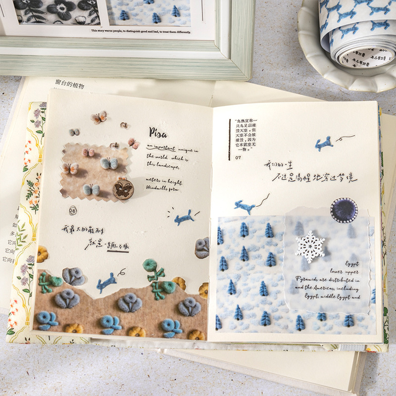 Plush Theme Kraft Tape 1.38 × 78.74 inch