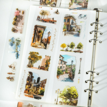 Urban City Themed PET Tape 2.36 * 78.74 inches