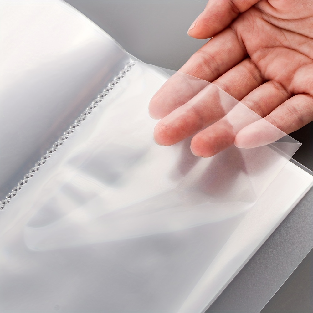 A6 Size Clear Sticker Photo Storage Album With 40 Pages Folder Bags