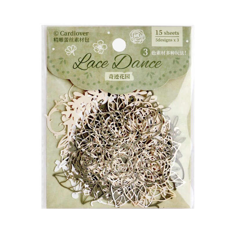 15pcs/lot Memo Pads Material Paper lace Paper