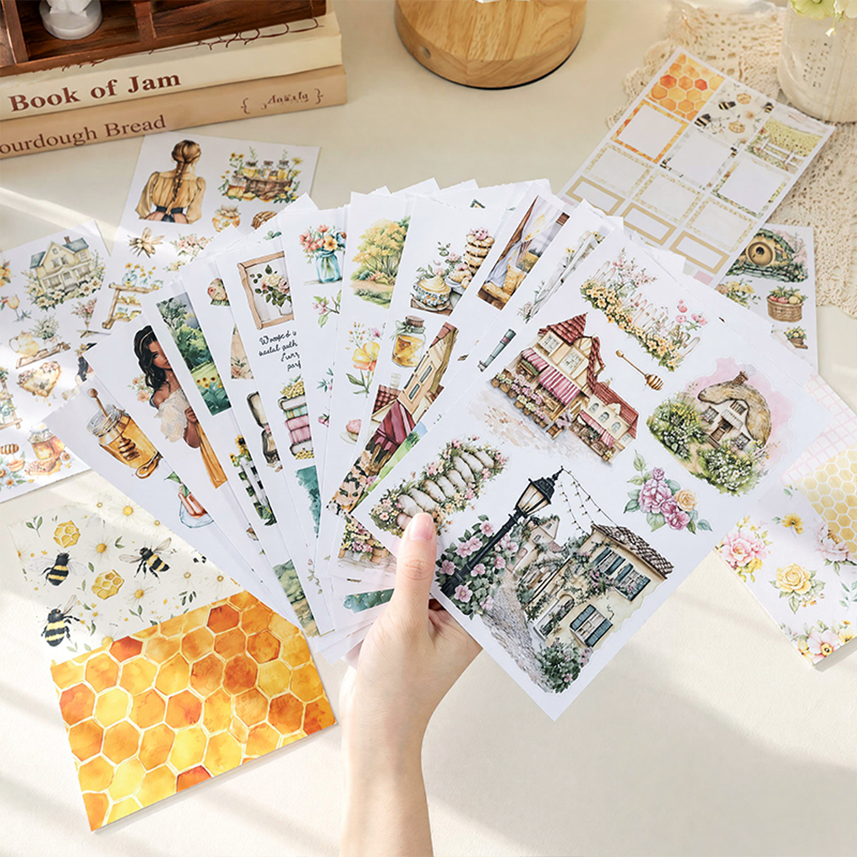 20Sheet/Pack Honey sweetness girl elements PET Washi Sticker Book