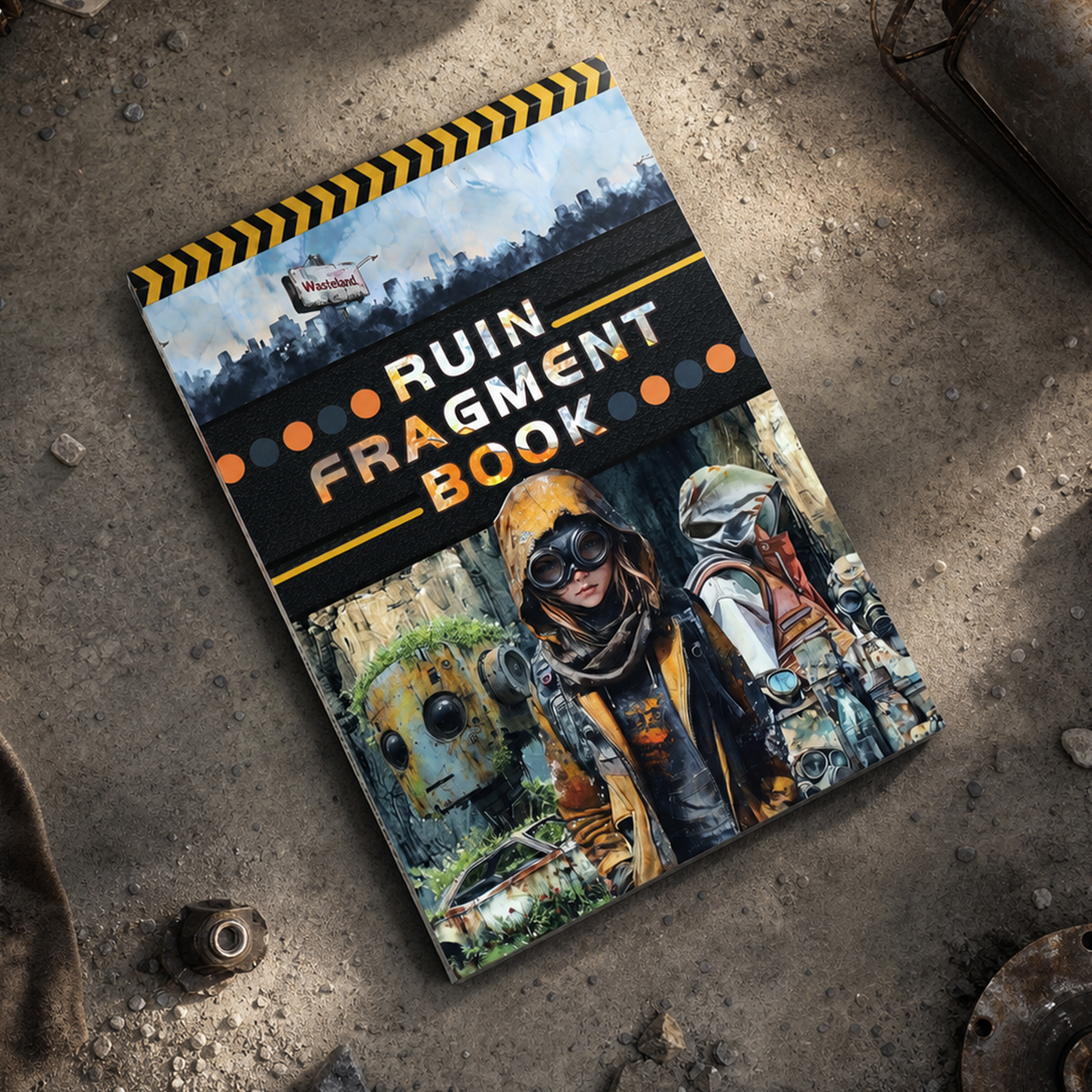 20Sheet/Pack Wasteland Ruin Fragments PET Washi Sticker Book