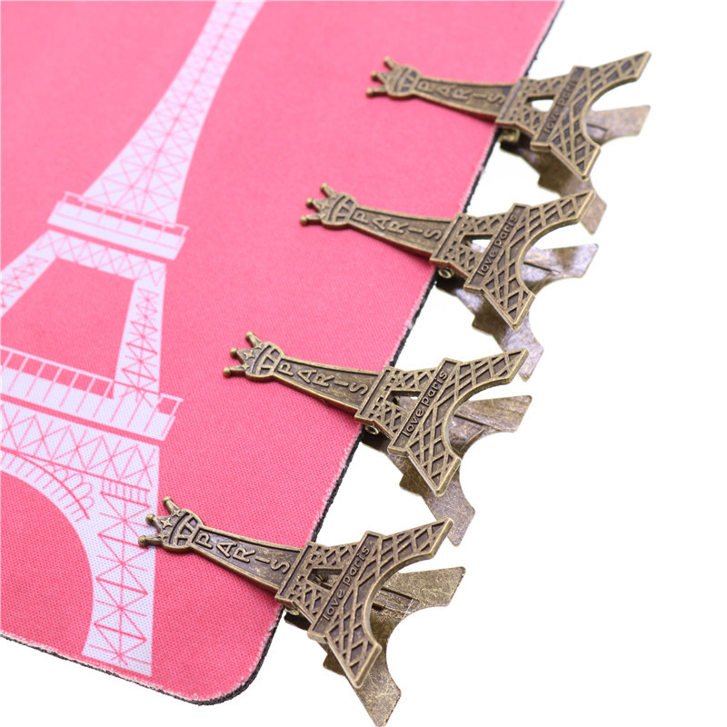 3pcs Creative Eiffel Tower Paris Metal Memo Paper Clip