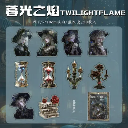 20 pcs/lot Gothic legend PET Stickers