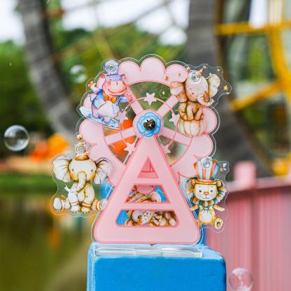 20Pcs/Pack Cute Amusement Park Circus Theme PET Sticker Pack