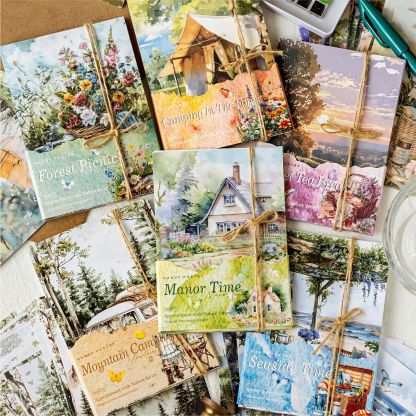 30Pcs/Pack Picnic Camping Theme Material Paper