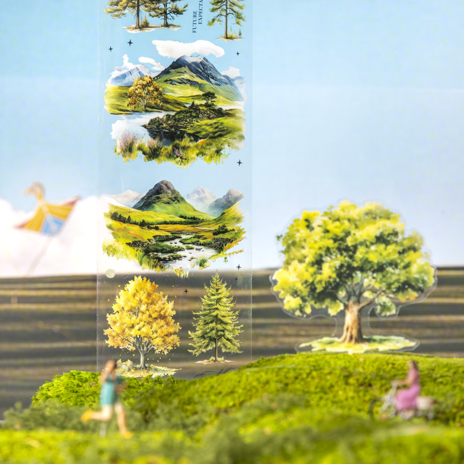 Trees Forest Theme PET Tape 2.56*78.74 inch