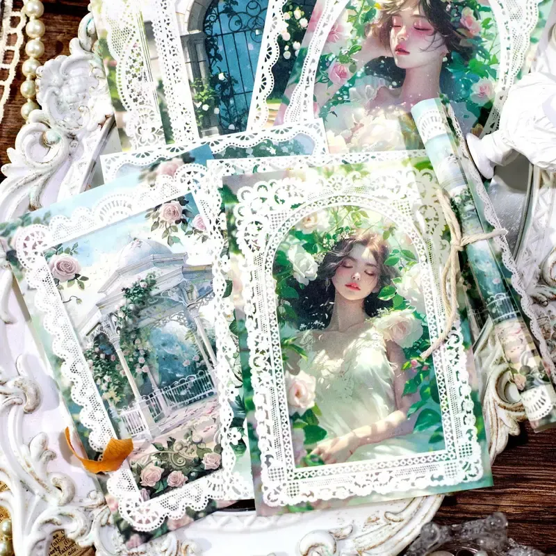 30pcs/lot Collecting Romance Lace Material Paper