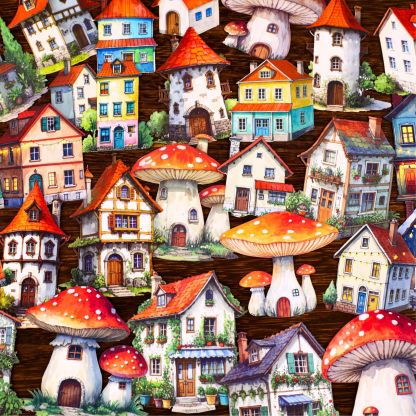 10Pcs/Pack Fairy Tale House Theme Hard Card Sticker