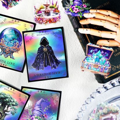 20Pcs/Pack Magic Witch Theme Element PET Stickers