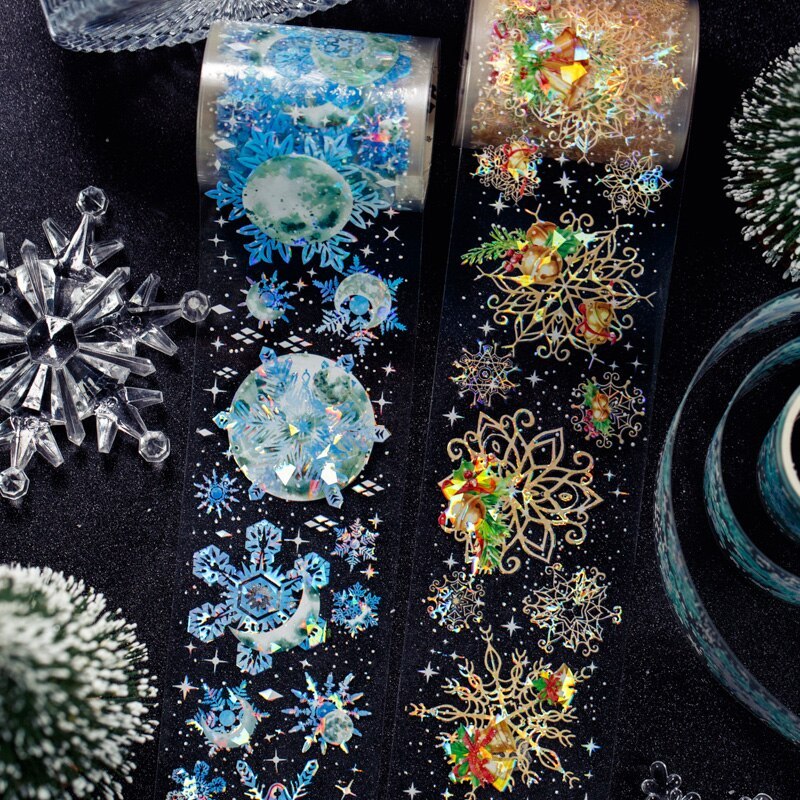 5x200cm Ice and Snow Park Masking Washi Tape-JournalTale