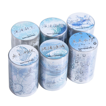 60mm * 2m pre-cut pet water tape