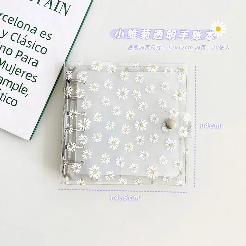 A7 PVC Transparent 6 loose leaf Binder