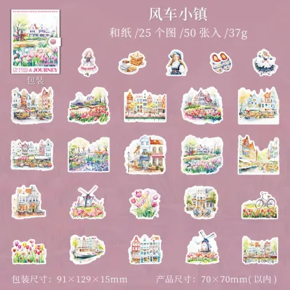 50pcs/1lot going on a trip Stickers