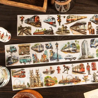 70mm*2M Car Scenery Washi Tape