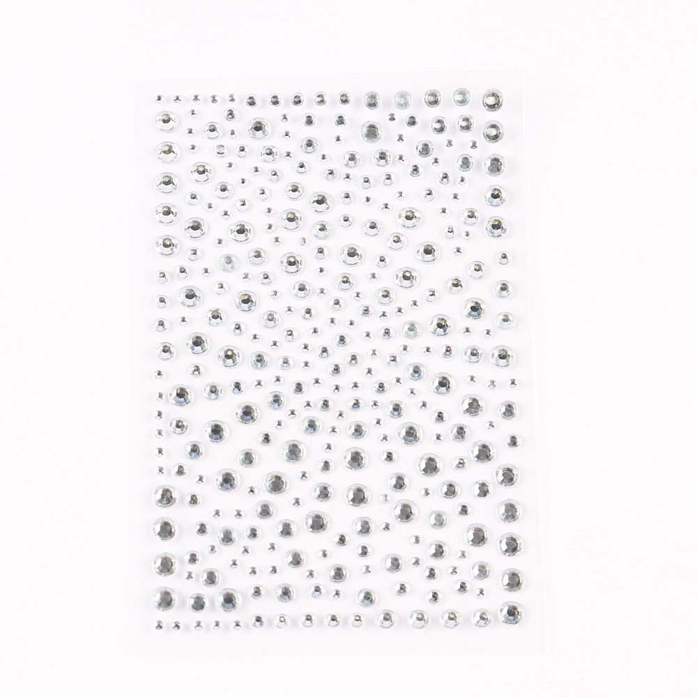 5 Pcs/Set Colored Diamond Decorative Stickers