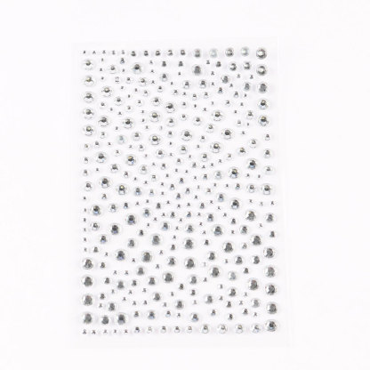 5 Pcs/Set Colored Diamond Decorative Stickers