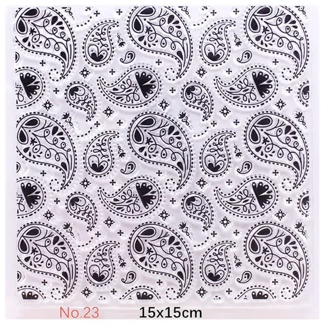 Texture Stamp Sheets Mandala Pattern DIY Embossing Art Clay Pottery Tools
