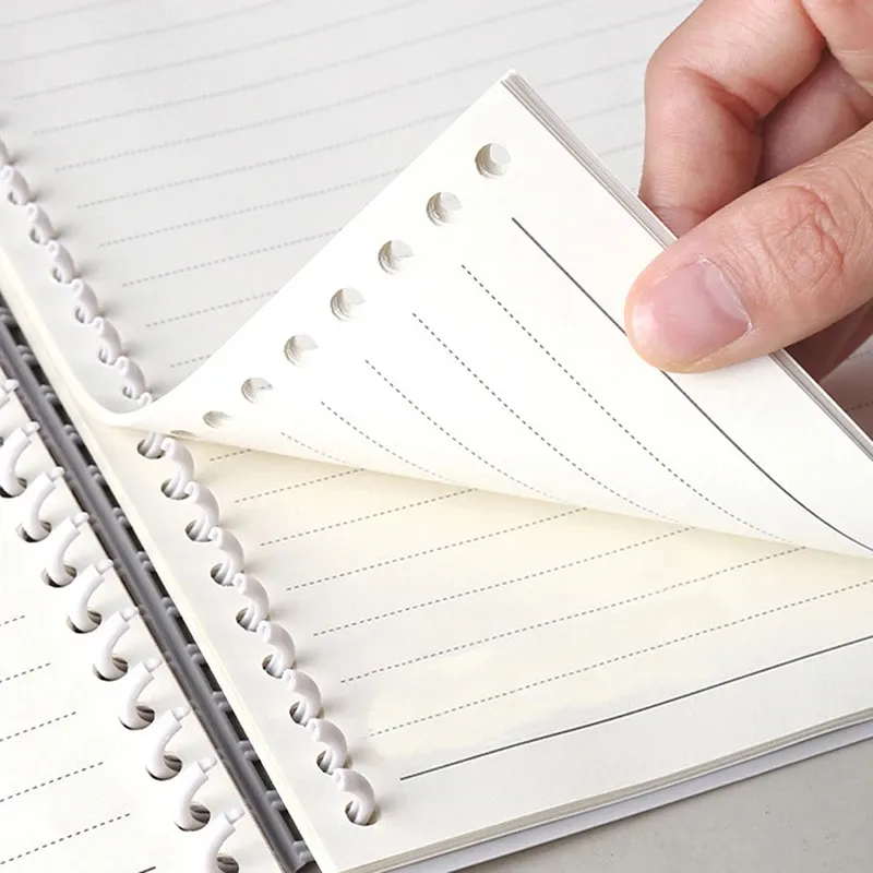 30 hole loose leaf plastic binding ring spiral ring binding for A4 paper notebooks