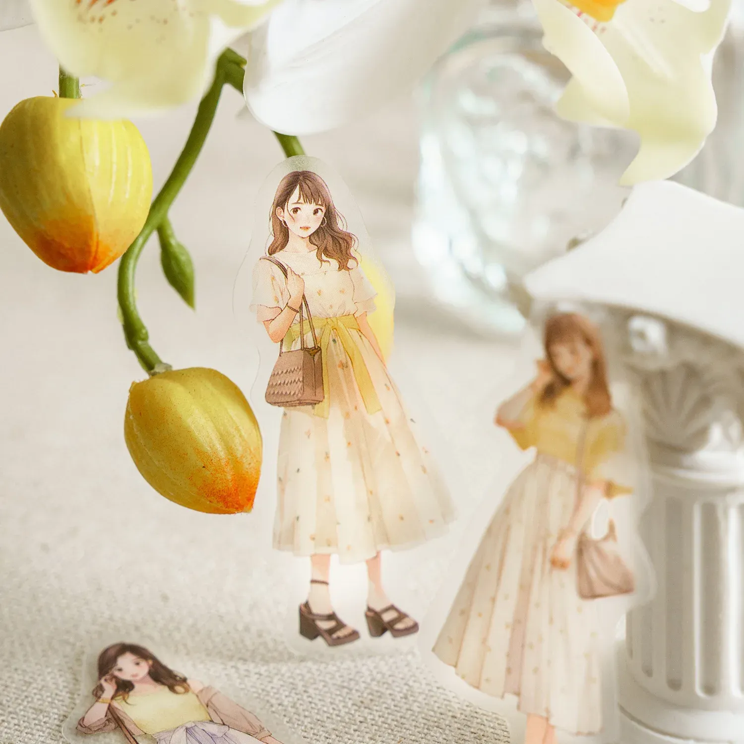 30pcs/lot holidays Girls Scrapbook Stickers