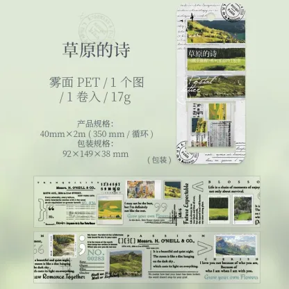 1pcs Japan Trip PET Tape