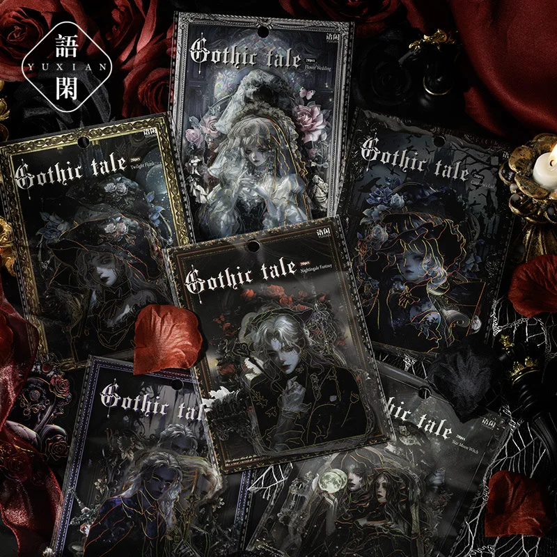 20 pcs/lot Gothic legend PET Stickers