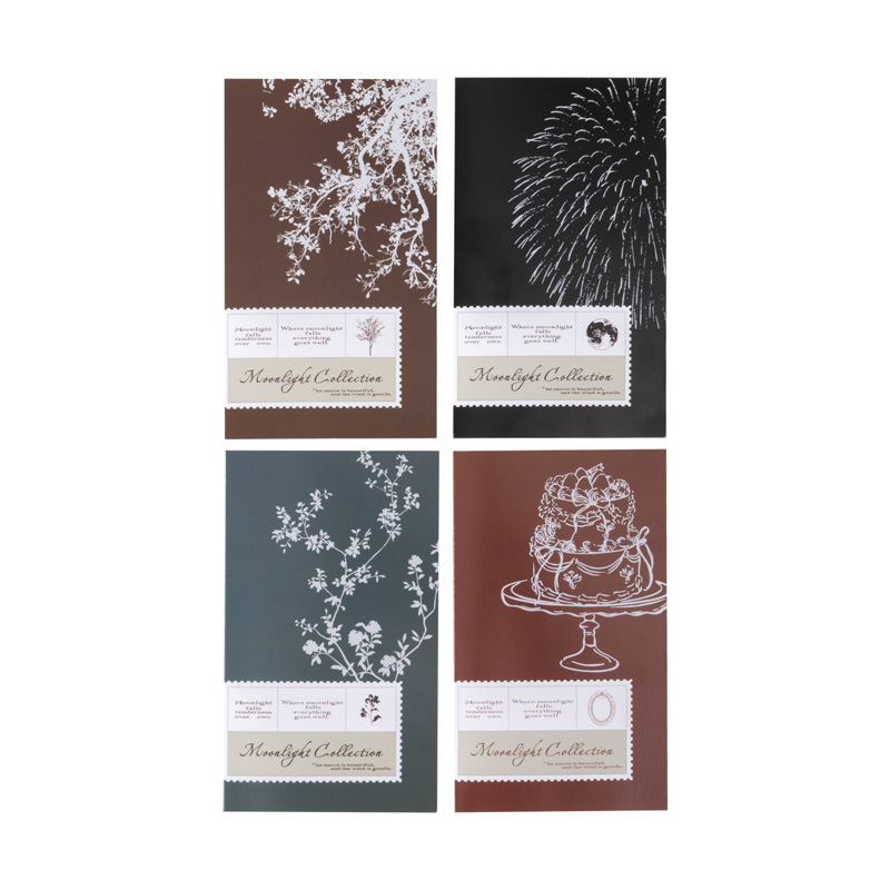 10pcs Tree Star & Moon Ribbon Stickers