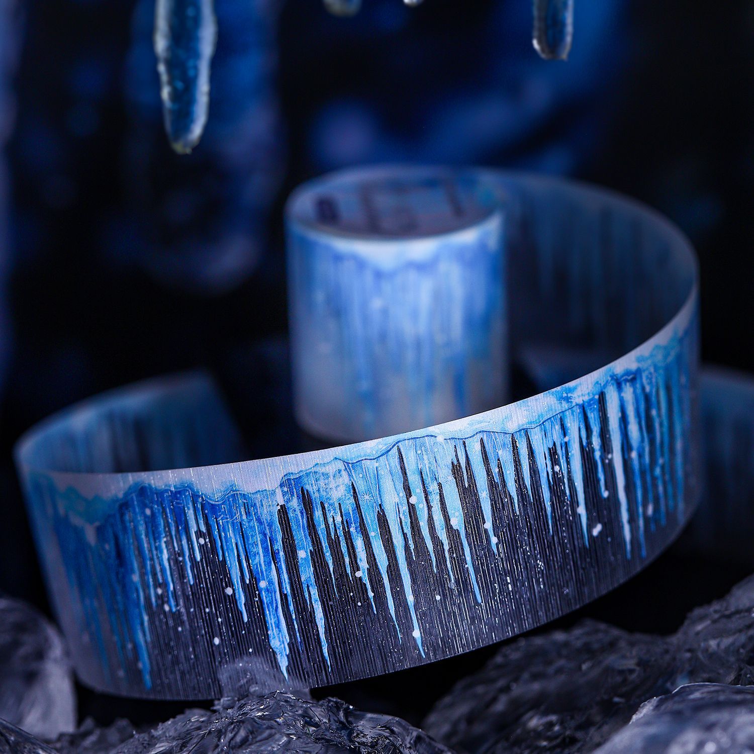 40mm*2M Winter Snow Melting Theme PET Background Tape