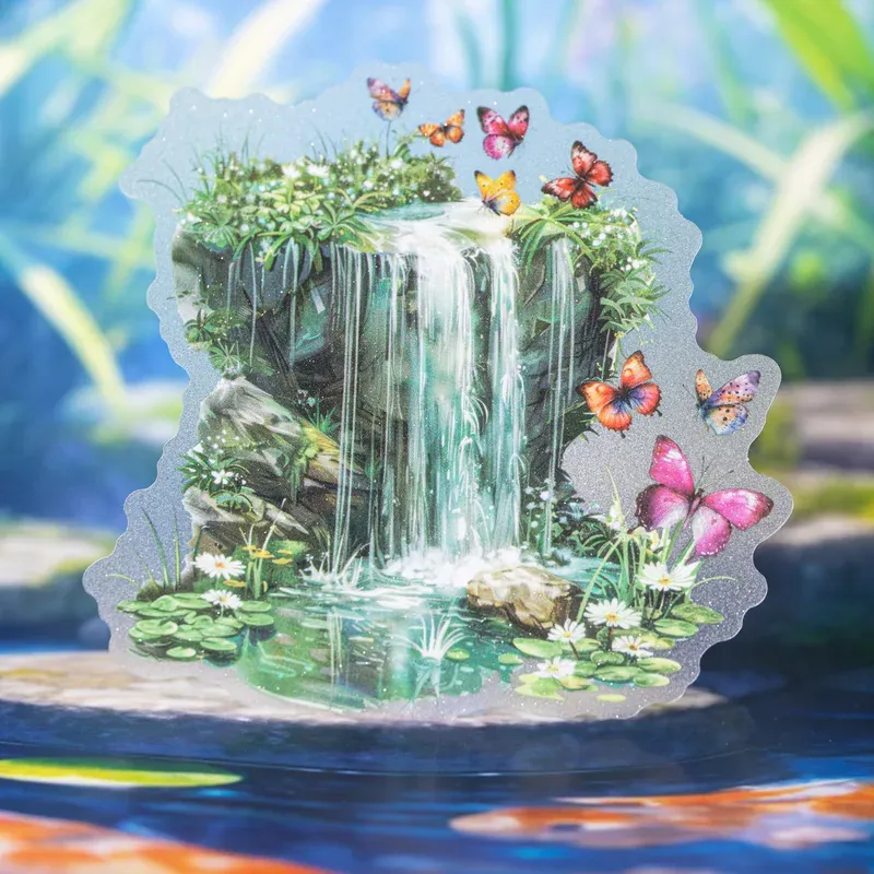 10pcs Garden scenery PET Stickers