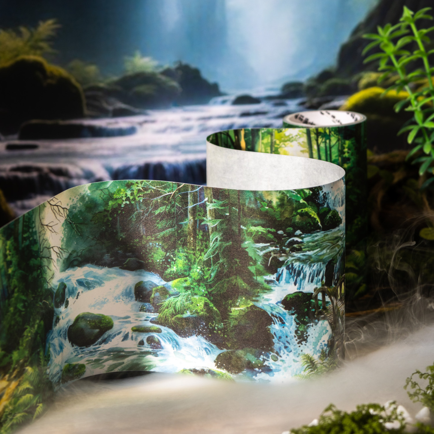 Forest theme large size Washi tape 3.15*78.74 inches