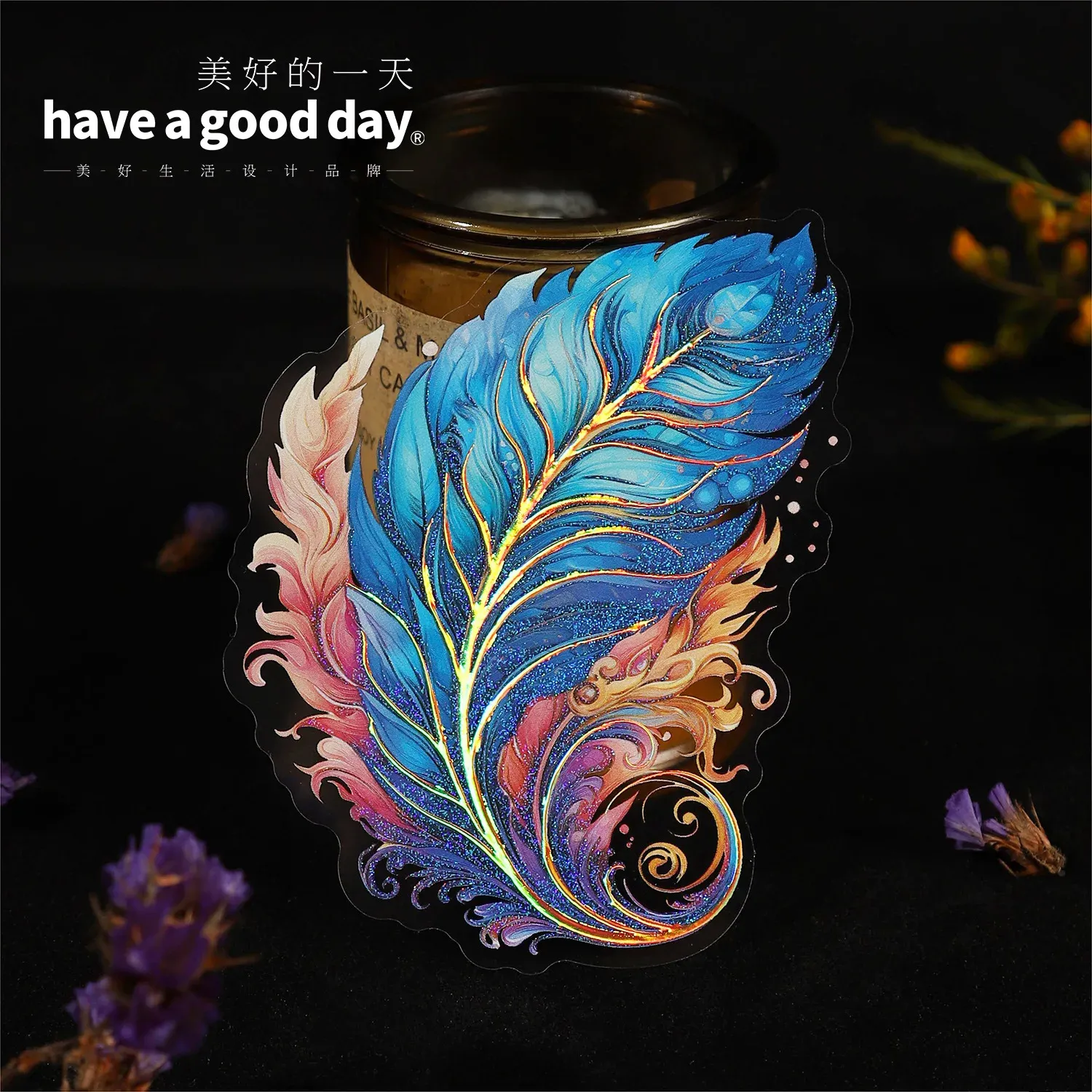 5 Pcs Angel Feather Stickers
