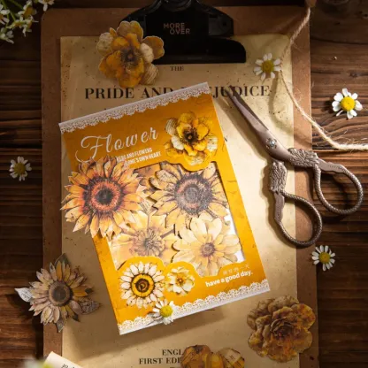 20pcs/1lo Flowers Collection Stickers