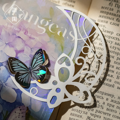 10Pcs Vintage Scrapbook Hollow Material Paper