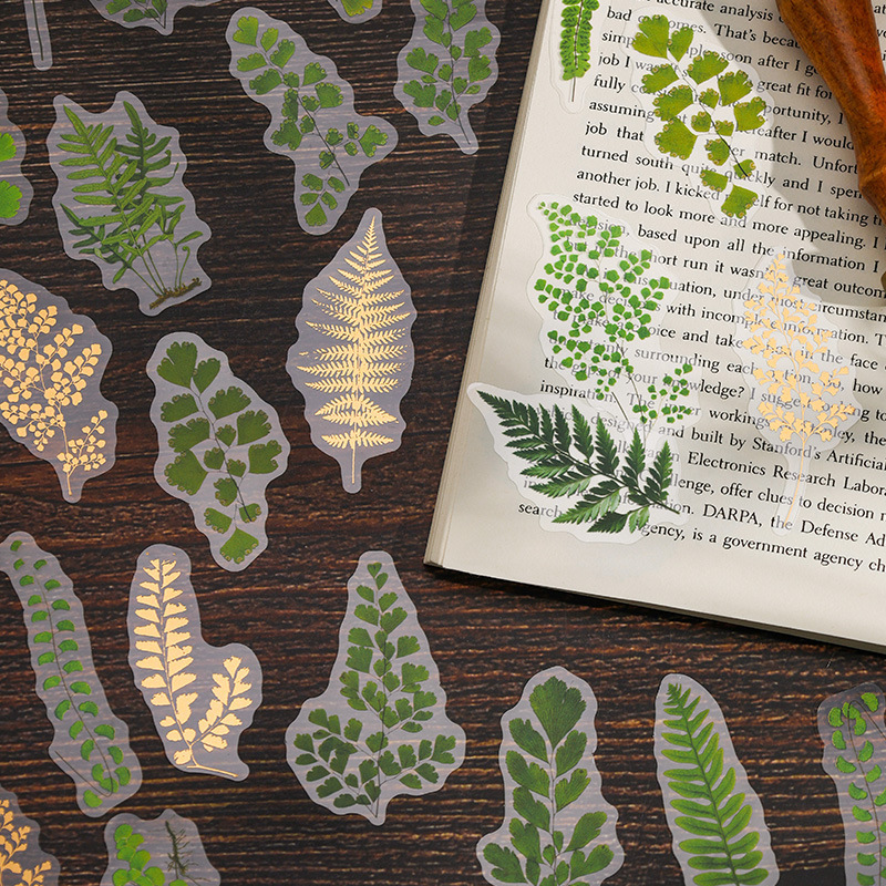 40 Pcs/Pack Plant Themed PET Stickers