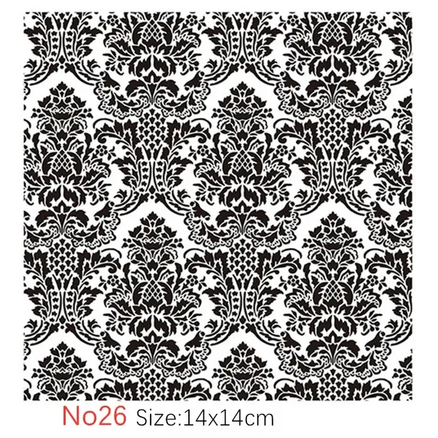 Texture Stamp Sheets Mandala Pattern DIY Embossing Art Clay Pottery Tools