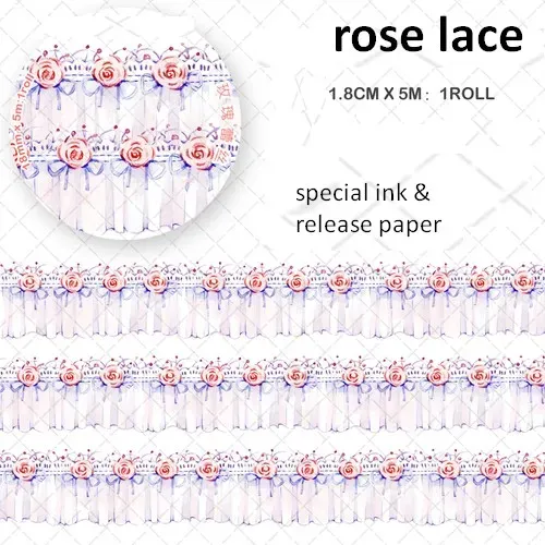 Washi Tape Starry Lace Night Sky Curtain Basic Collection