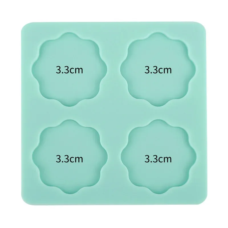 Multiple sizes wax seal stamp silicone mold pad