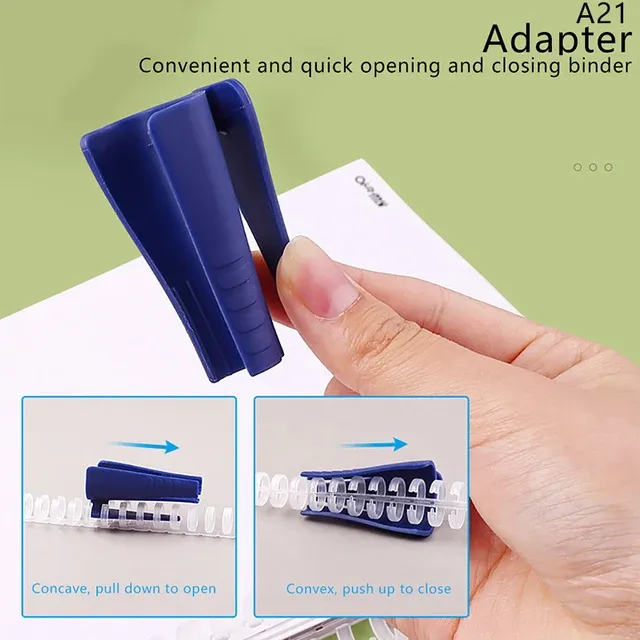 30 hole loose leaf plastic binding ring spiral ring binding for A4 paper notebooks