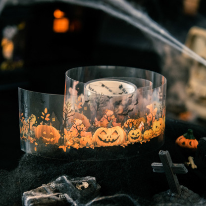 Halloween themed PET tape 3.15*78.74 inch