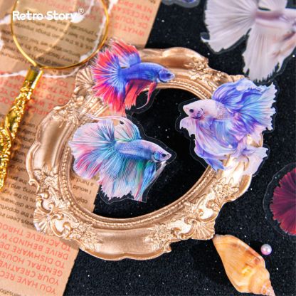 20Pcs Undersea Ocean Fish Theme PET Sticker