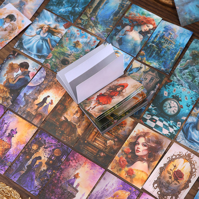 50Pcs/Pack Fairy Tale Theme Mini Sticker Book