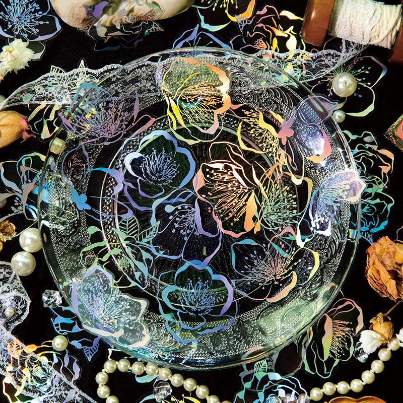 20pcs/lot Flower Sea Plants Stickers-JournalTale
