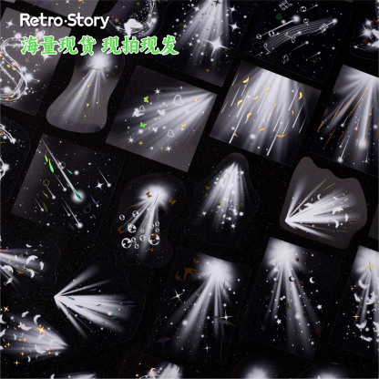 20 Pcs/Pack Light Themed PET Stickers