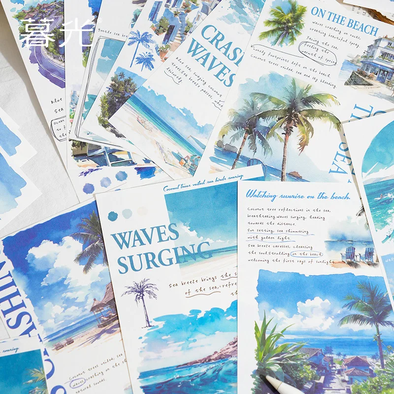 30pcs/lot Summer Landscape Theme Paper