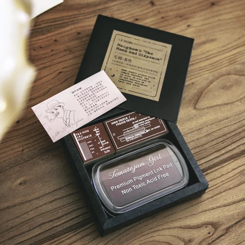 2pcs/lot Literary Vintage Stamp Retro Writing Seal